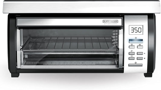2025 Spacemaker Under-Counter Toaster Oven, Black/Stainless Steel, TROS1000D